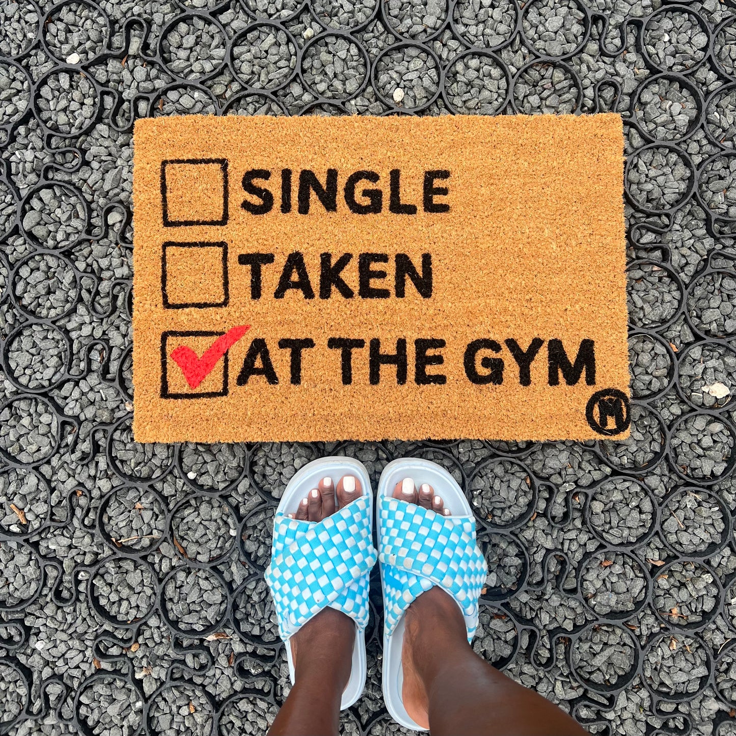 AT THE GYM MAT
