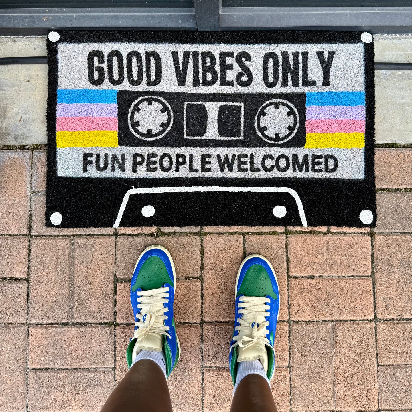 GOOD VIBES ONLY CASSETTE MAT