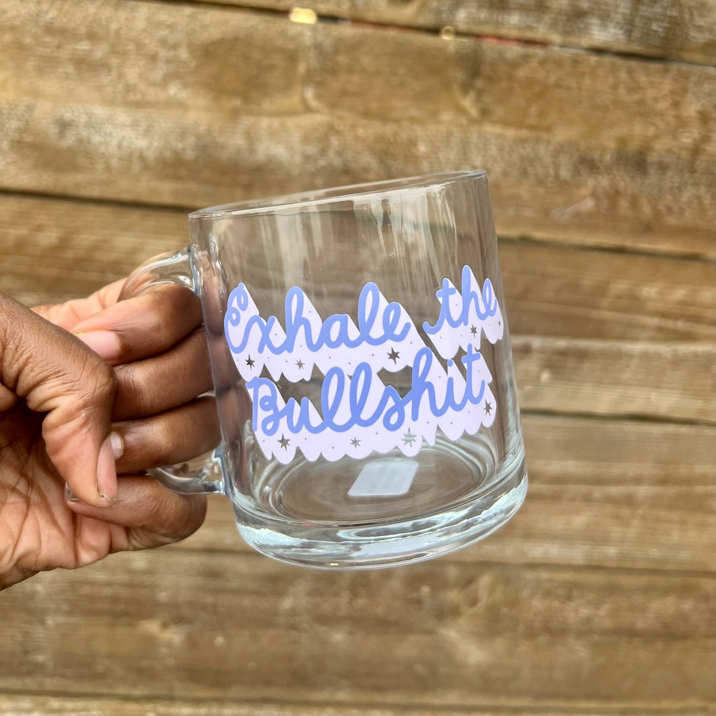 EXHALE THE BULLSHIT MUG