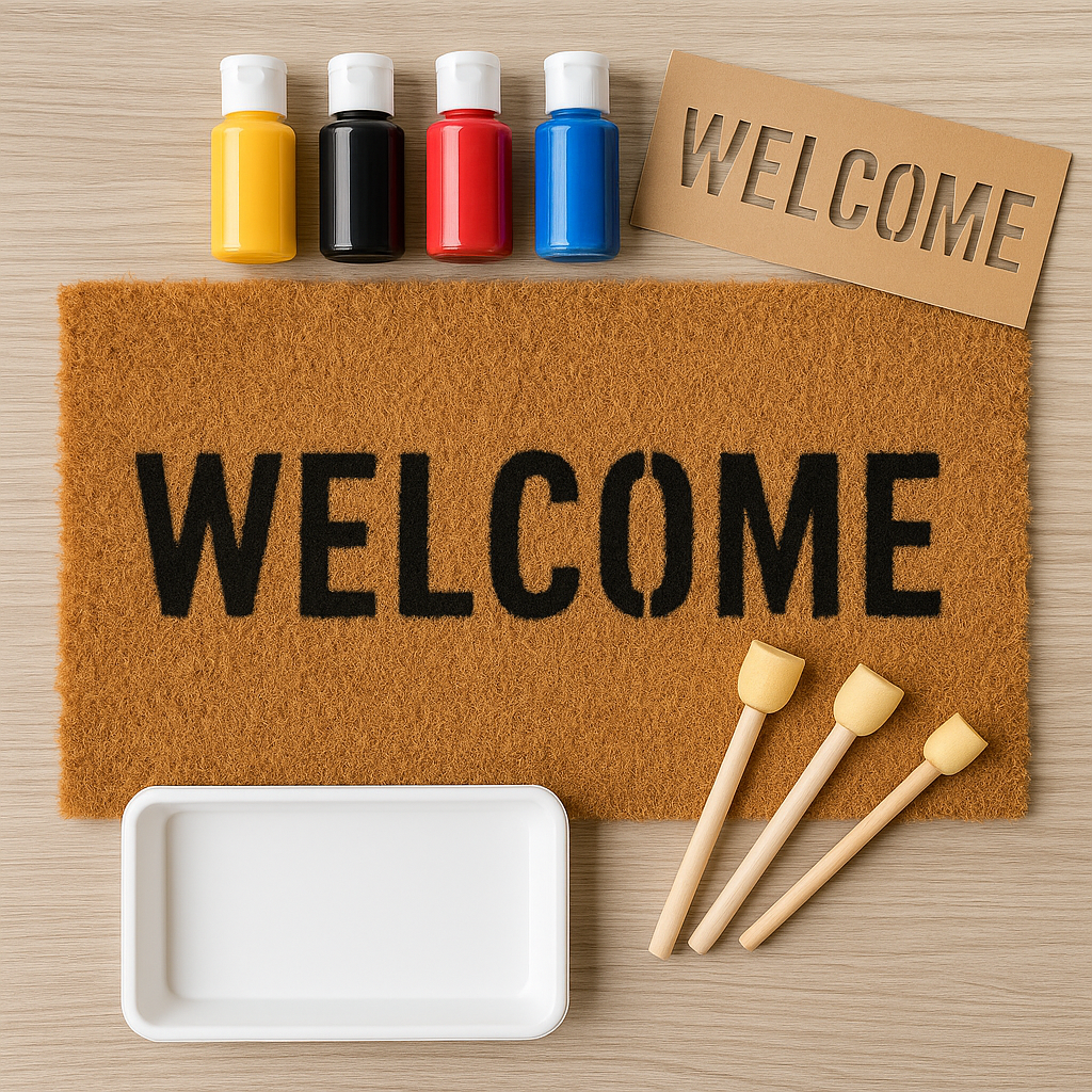 SORORITY/FRATERNITY DIY CUSTOM MAT PAINTING KIT (CHOOSE DESIGN)