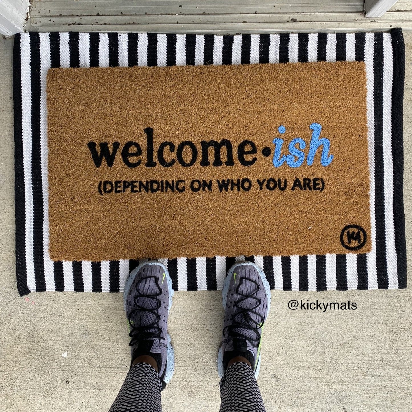 WELCOMEISH MAT welcome ish