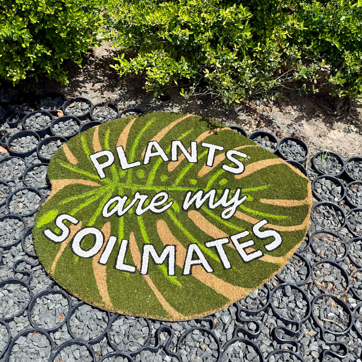 PLANTS ARE MY SOILMATES MAT *LIMITED EXCLUSIVE*
