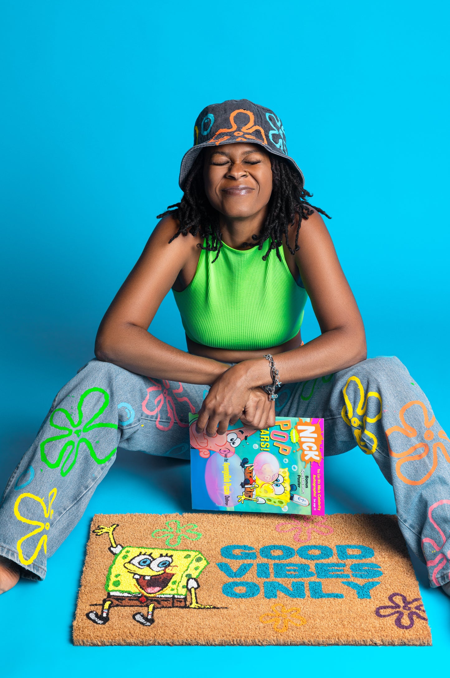 SPONGEBOB SQUAREPANTS™️ x KICKY MATS GOOD VIBES ONLY MAT
