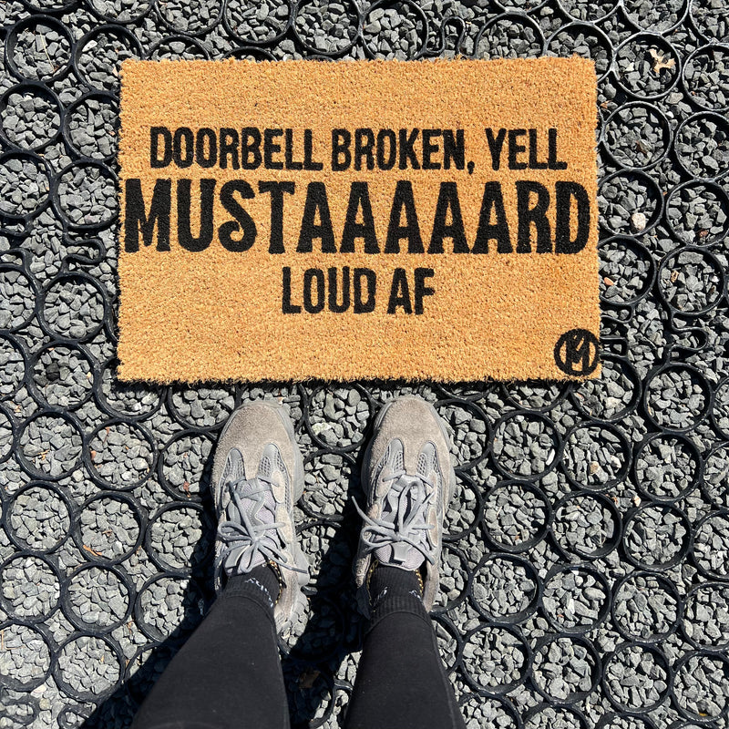 DOORBELL BROKEN TELL MUSTARD LOUD AF KENDRICK MAT