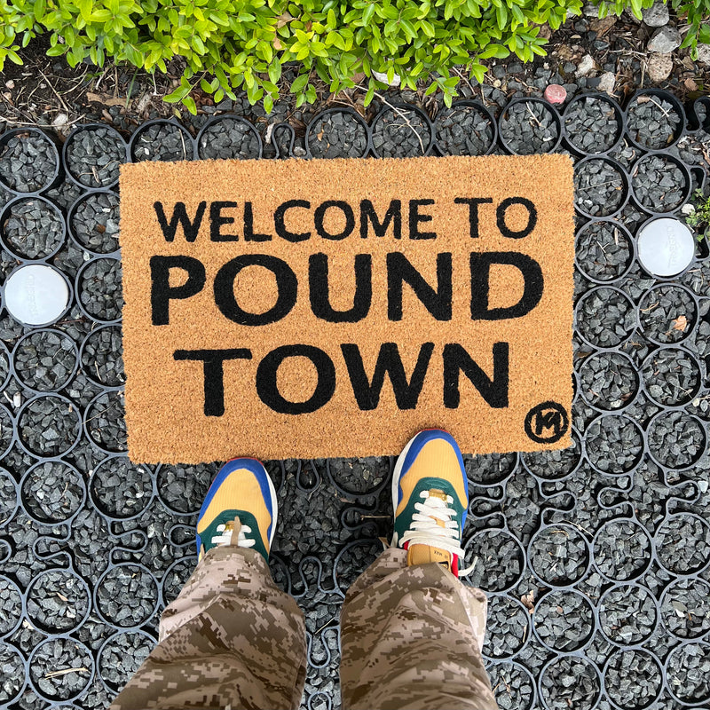 WELCOME TO POUND TOWN MAT