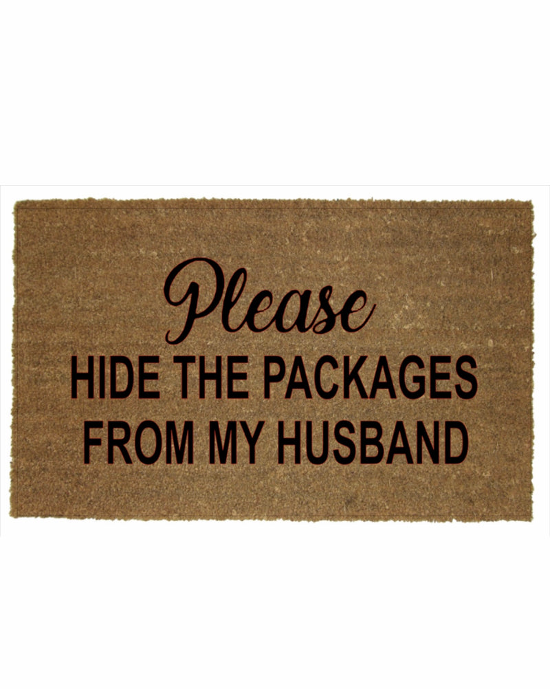 HIDE THE PACKAGES MAT