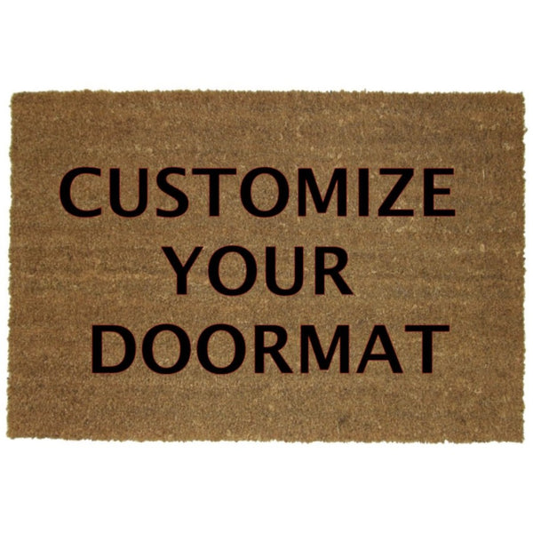 CREATE YOUR OWN CUSTOM DOORMAT