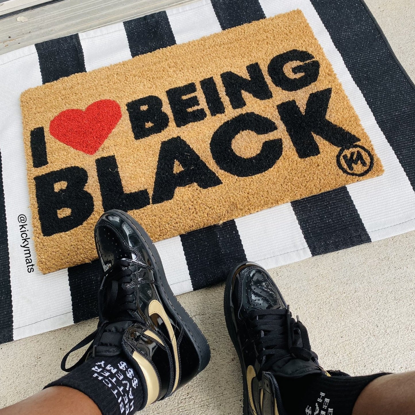 BLACK AND PROUD MAT