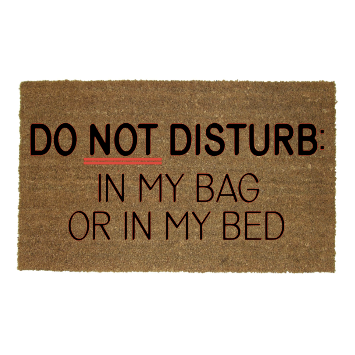DO NOT DISTURB MAT