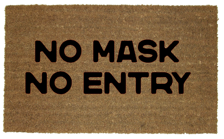 NO MASK NO ENTRY MAT