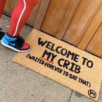 WELCOME TO MY CRIB MAT