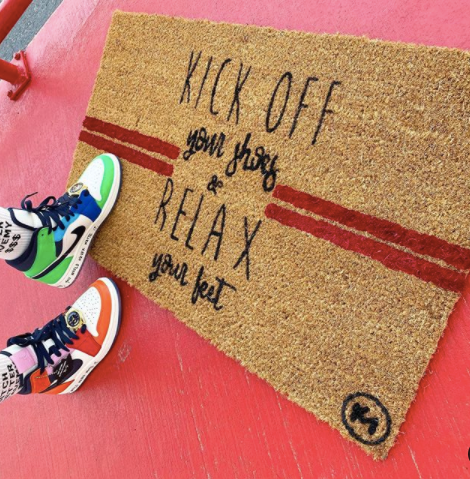 KICK OFF YOUR SHOES MAT