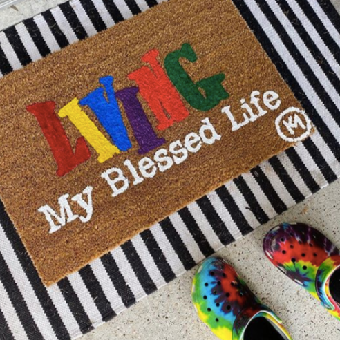 LIVING MY BLESSED LIFE MAT