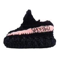 BABY YEEZY BLACK KNITTED HOUSE SNEAKERS