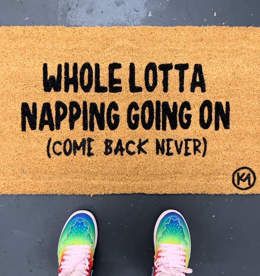 WHOLE LOTTA NAPPING GOING ON MAT