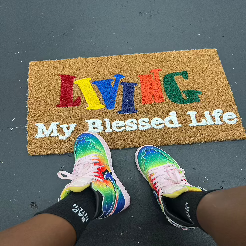 LIVING MY BLESSED LIFE MAT