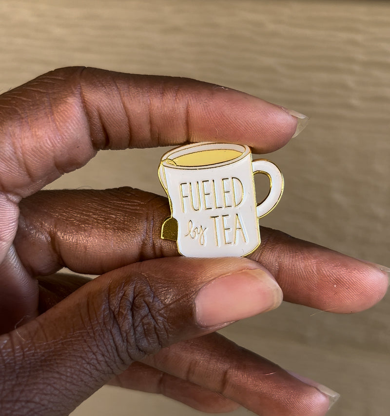FUELED BY TEA PIN