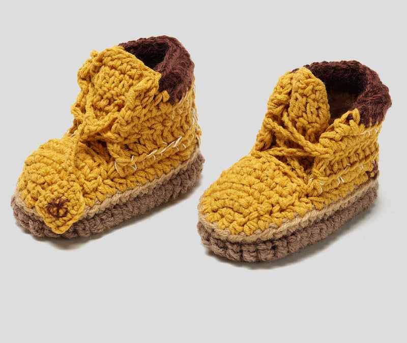 BABY TIMBS KNITTED HOUSE SNEAKERS