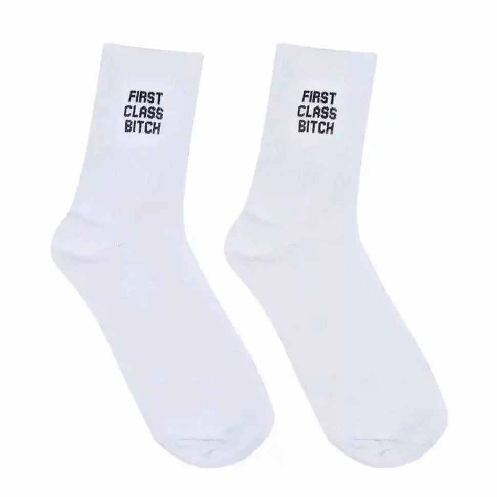 FIRST CLASS BITCH SOCKS