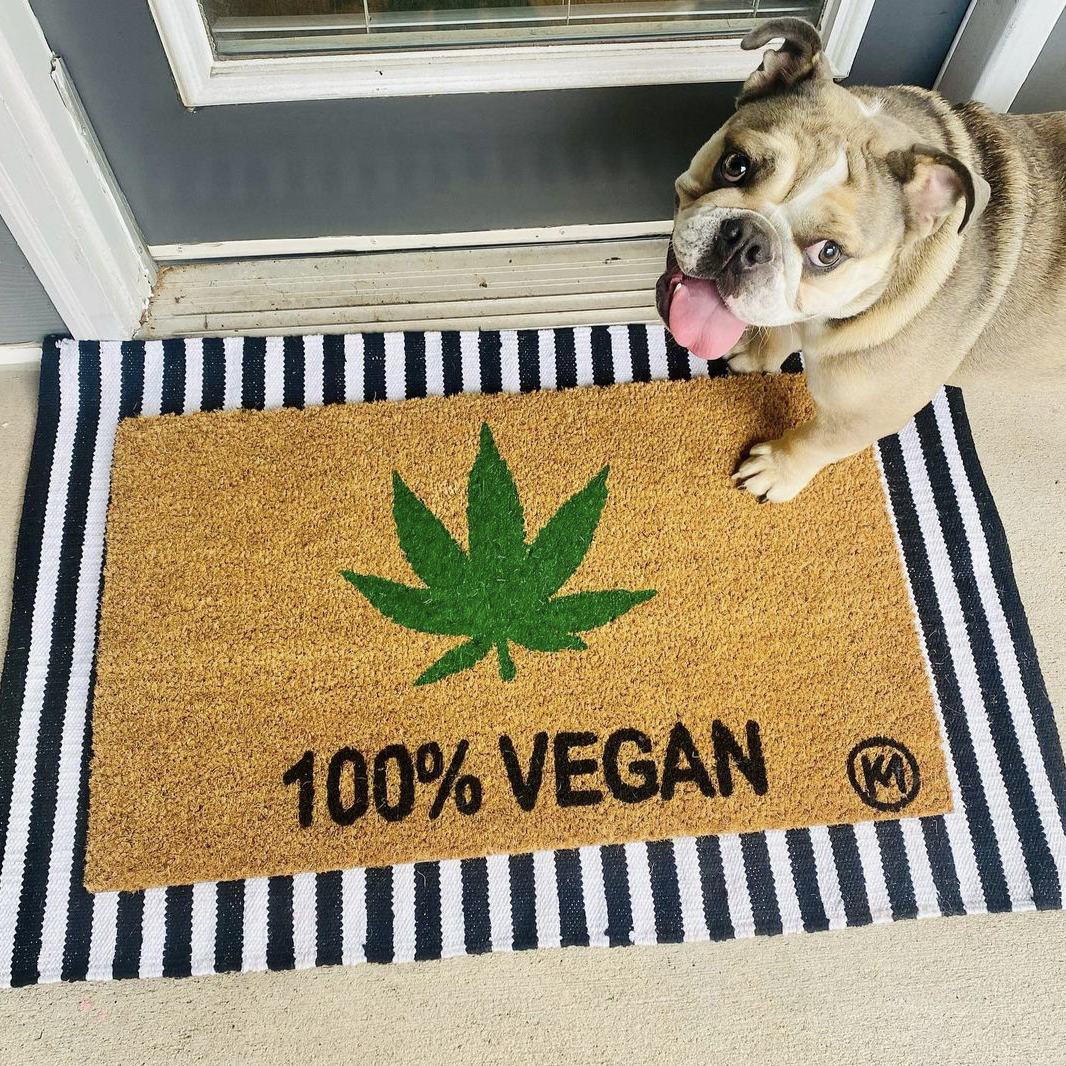 100% VEGAN CANNABIS MAT