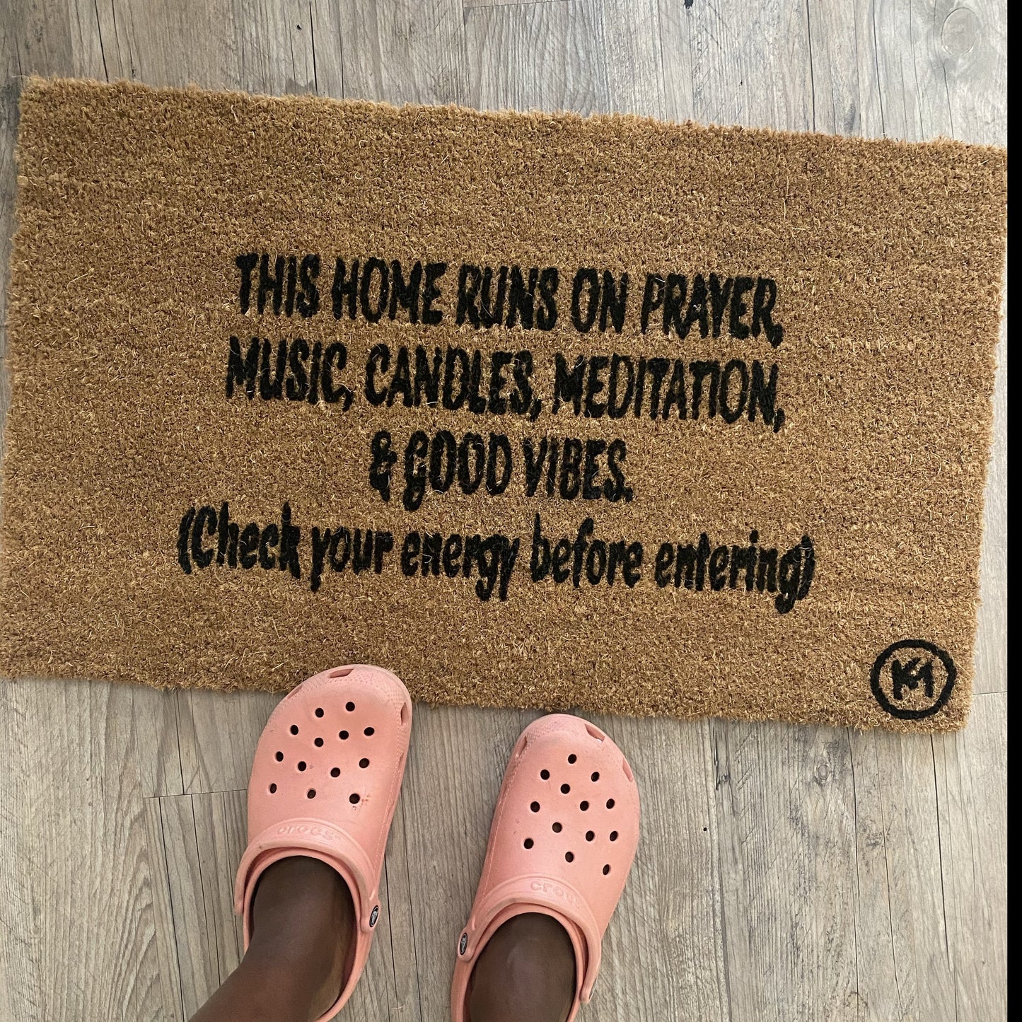 THIS HOME RUNS ON PRAYER MAT