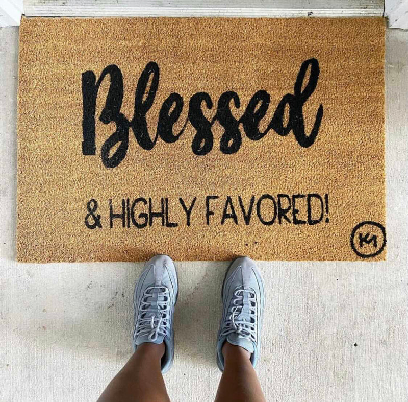 BLESSED AND HIGHLY FAVORED MAT