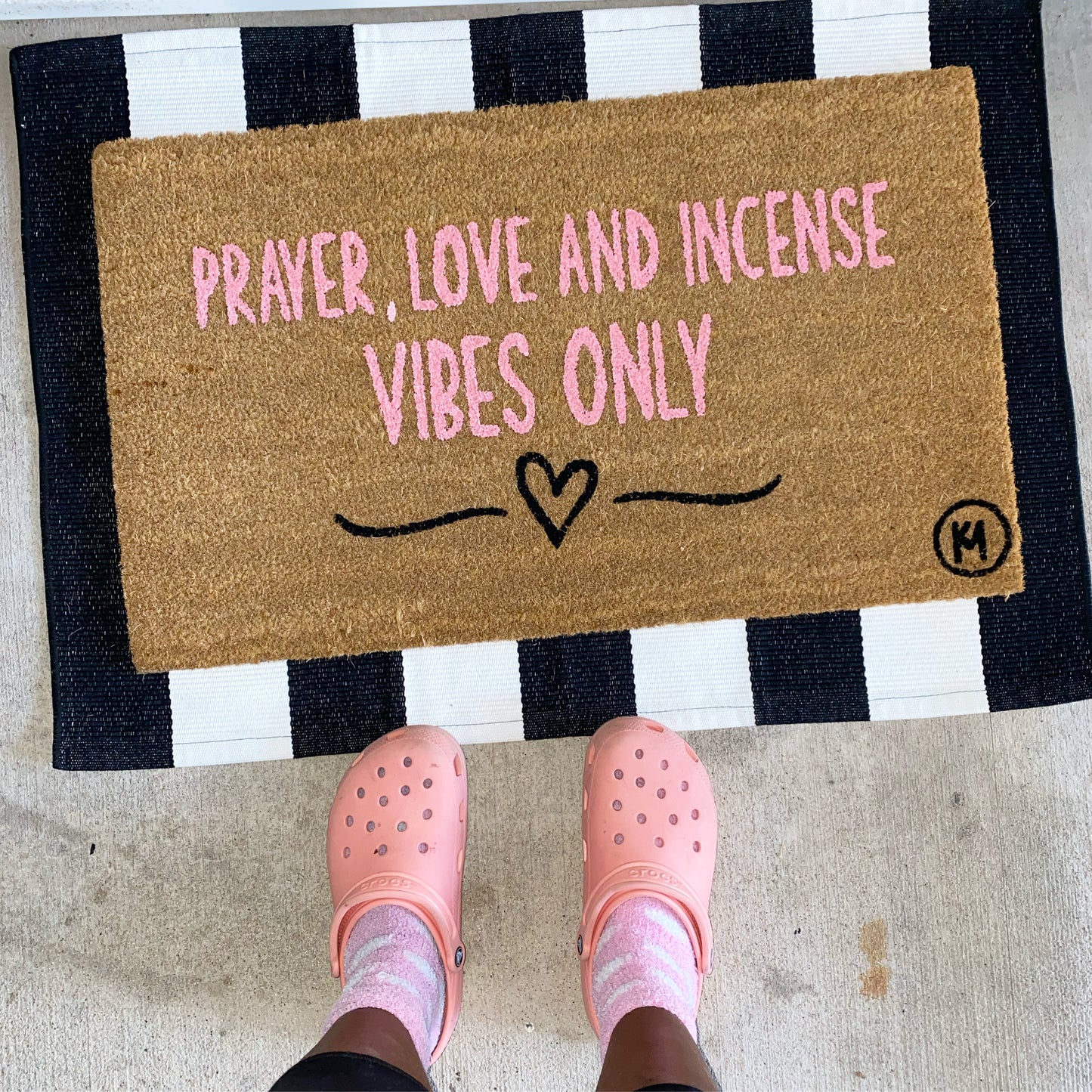 PRAYER, LOVE AND INCENSE MAT