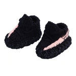BABY YEEZY BLACK KNITTED HOUSE SNEAKERS