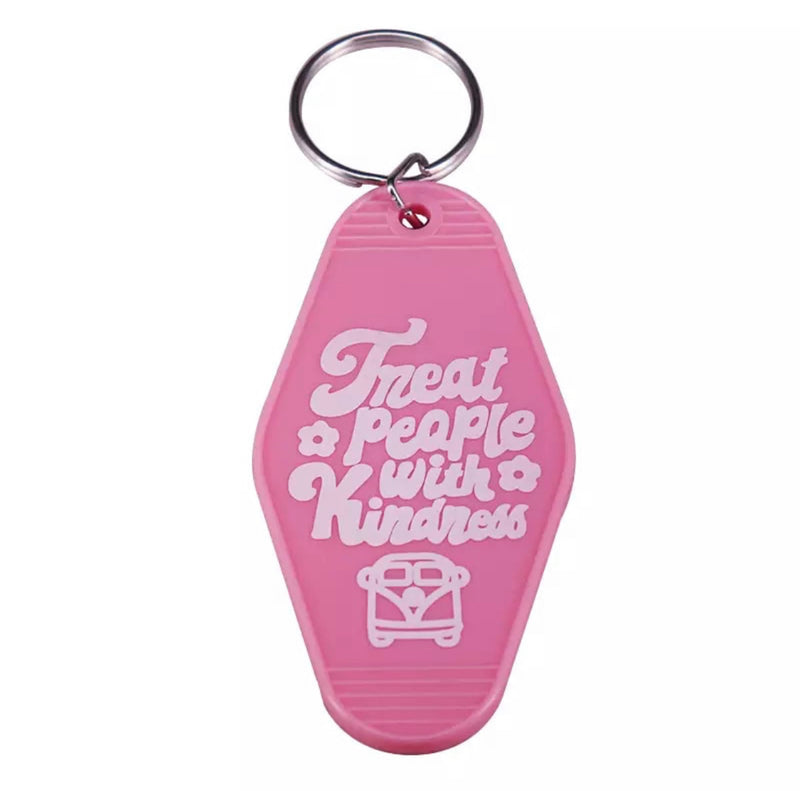 TREAT PEOPLE WITH KINDNESS KEYCHAIN