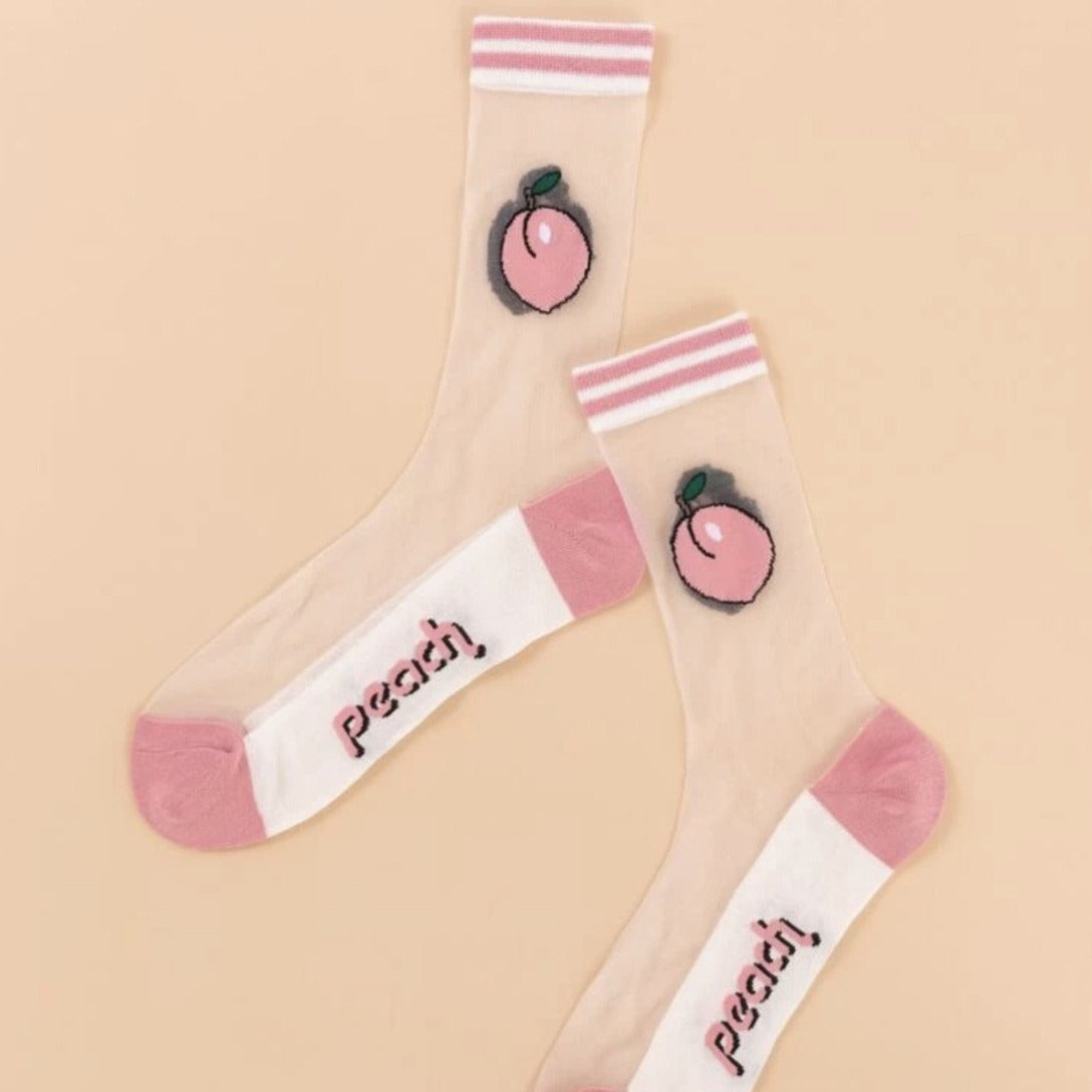 PEACHY SHEER SOCKS