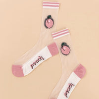 PEACHY SHEER SOCKS