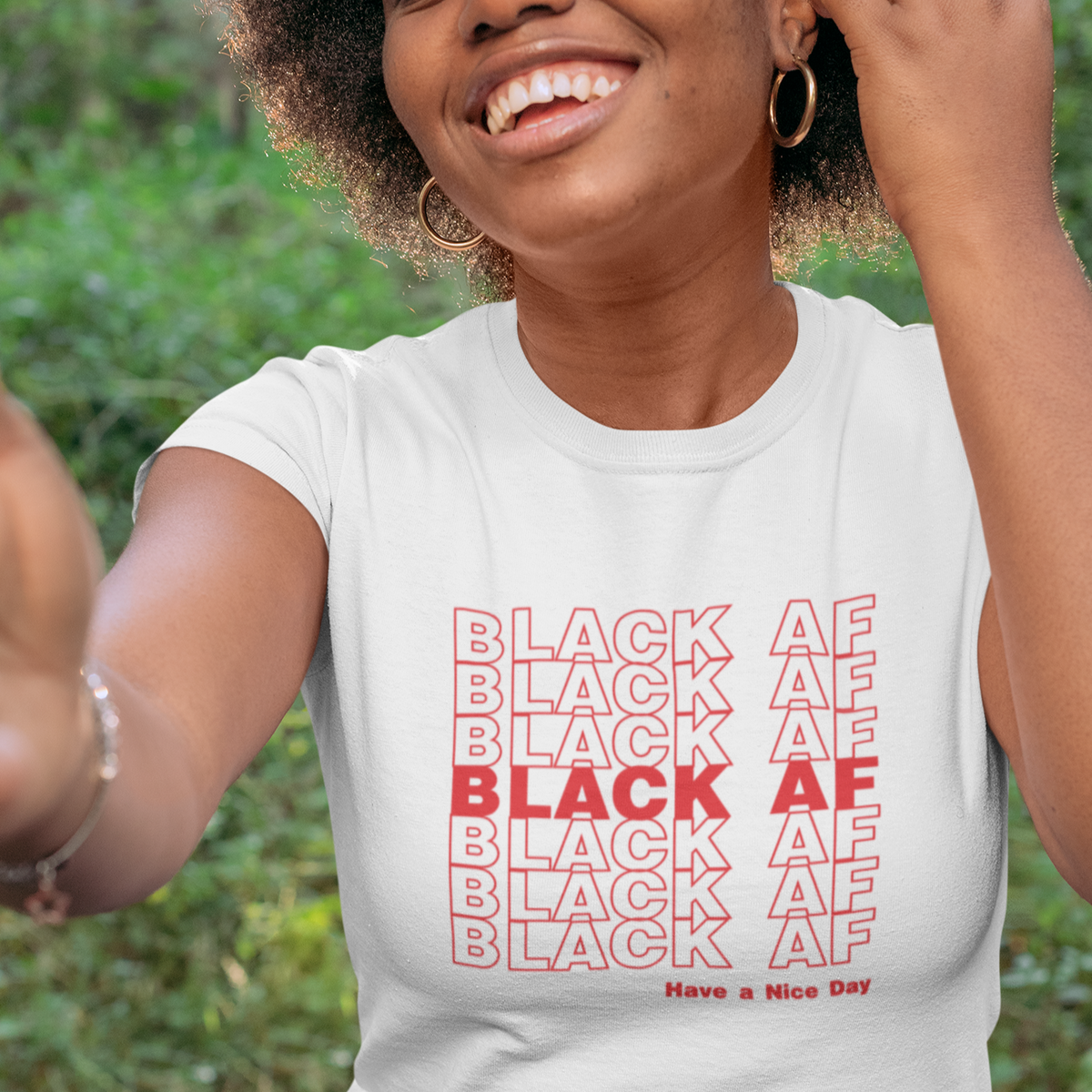 BLACK AF TEE