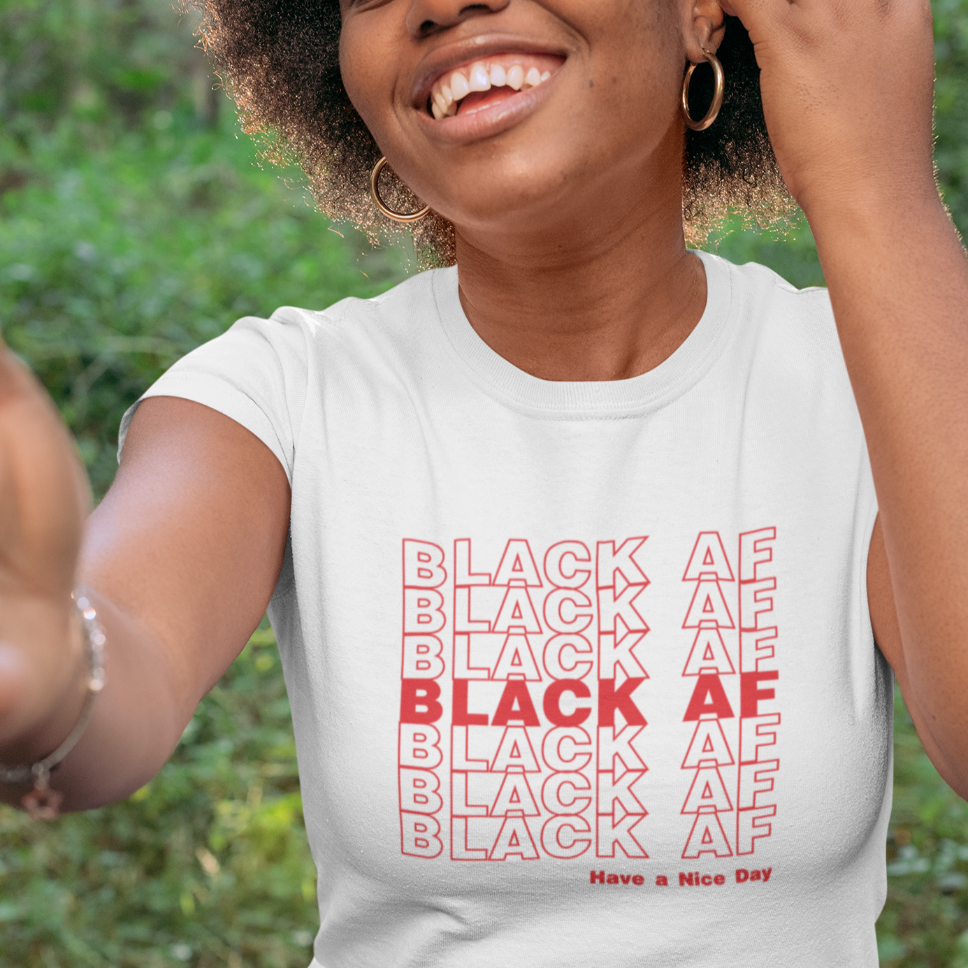 BLACK AF TEE