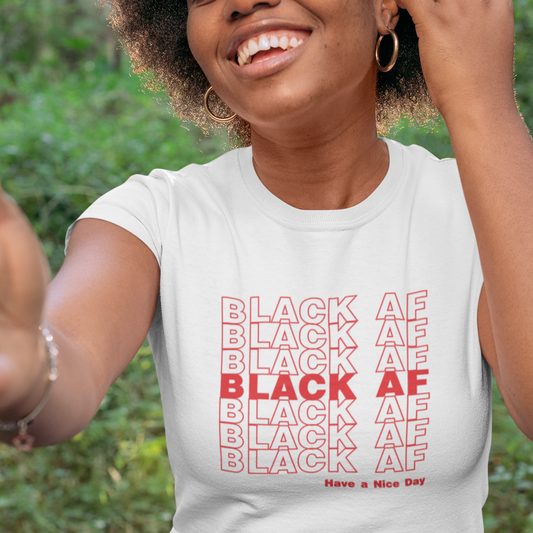 BLACK AF TEE